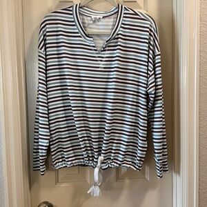 Tribal Jeans Striped top